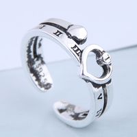 Exquisite Fashion Vintage Love Open Ring main image 2