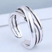 Exquisite Fashion Vintage Knit Personality Open Ring Wholesales main image 1