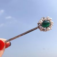 Emerald Classic Pearl - Pinza Para El Pelo, Pop, Full Diamond, Bb Clip, Fairy Girl, Clip Lateral main image 5