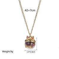 Croix-frontière Vente Chaude Ornement De Bande Dessinée Créative Mignon Kitty Pendentif Collier Clavicule Chaîne Mignon Frais Décoration Accessoires Pour Femmes main image 3