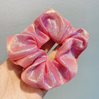 Korean New Style Hair Accessories Female Simple Shiny Large Intestine Hair Ring Thick Hair Rope sku image 3