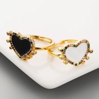New Creative Gold-plated Ring Color Geometric Opening Hip-hop Ring Wholesale main image 4