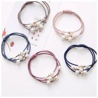 Simple Multi-layer Hair Ring Pearl Head Rope Headdress Hair Accessories Foundation Tie Hair Rubber Band Hair Rope main image 6