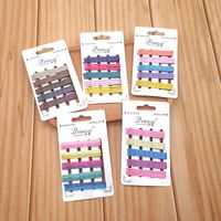 South Korea's New Girl Flash Powder Color Hairpin Word Clip Hairpin Wild Hair Accessories main image 3