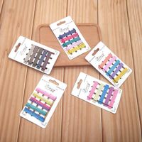 South Korea's New Girl Flash Powder Color Hairpin Word Clip Hairpin Wild Hair Accessories main image 4