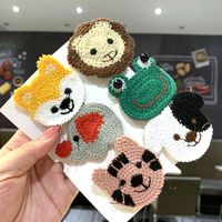 Korean Wool Embroidery Cute Cartoon Small Animal Hair Clip Fashion Side Hair Clip Bangs Clip Bb Clip main image 1