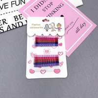 Korean Color Hairpin Word Clip Girl Hairpin Candy Color Edge Clip Headdress sku image 3