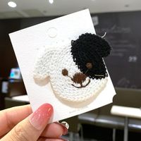 Korean Wool Embroidery Cute Cartoon Small Animal Hair Clip Fashion Side Hair Clip Bangs Clip Bb Clip sku image 7