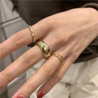 Nihaojwelry Three-piece Jewelry Simple Open Wild Ring Wholesales Fashion sku image 1