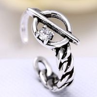 Metal Imitation Thai Silver Individual Open Ring main image 3