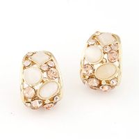 Korean Fashion Sweet Ol Shiny Opal Earrings Wholesales main image 5