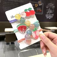 Nettes Frucht Haars Eil Sommer Kleines Frisches Erdbeer Haars Eil Koreanische Internet-promi-haar Gummi Gummiband Weibliche Haarschmuck main image 5