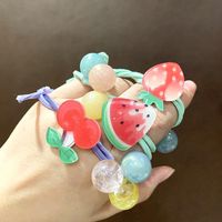 Nettes Frucht Haars Eil Sommer Kleines Frisches Erdbeer Haars Eil Koreanische Internet-promi-haar Gummi Gummiband Weibliche Haarschmuck main image 4