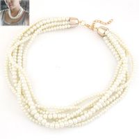 Fashion Jewelry Korean Multilayer Pearl Necklace main image 3