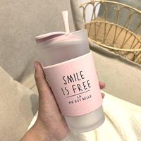 Simple And Stylish High Temperature Resistant Fragrant Coffee Glass Office Coffee Glass Water Cup Children Students Universal Water Cup main image 5