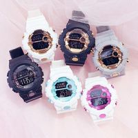 Watch Female Students Korean Simple Trend Waterproof Sports Multifunctional Led Electronic Watch main image 1