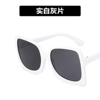 Large Frame Square Sunglasses New Trendy Retro Sunglasses Fashion Sunglasses sku image 5