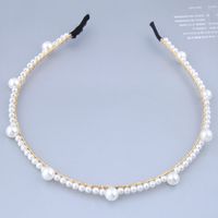 Korean Fashion Sweet And Elegant Pearl Personalized Headband Hair Hoop Hair Accessories main image 1