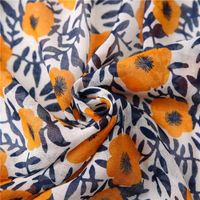 New Scarf Retro Stitching Bohemian Cashew Print Silk Scarf Sunscreen Yiwu Wholesales main image 6