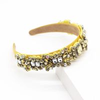 Baroque Diamond Color Rhinestone Three-dimensional Hair Hoop Gift Hair Accessory Suppliers China main image 5