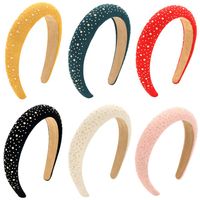 Bronzing Starry Headband For Women Hairpin Sponge Simple Headband Suppliers China main image 2
