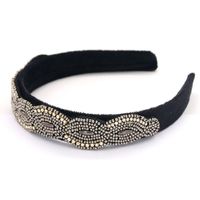 Fashion Hand-beaded Alloy Rhinestone Headband Geometric Headband Suppliers China main image 6