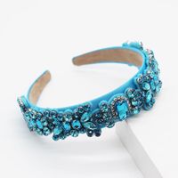 Baroque Diamond Color Rhinestone Three-dimensional Hair Hoop Gift Hair Accessory Suppliers China sku image 3