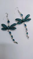 Jewellery For Women Dragonfly Long Cheap Earrings With Diamond Alloy Earrings Wholesales Yiwu sku image 4