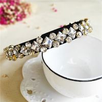 Korean Simple Head Jewelry Rhinestone Hair Clip Hair Clip Hair Band Adult Hair Accessories For Women Suppliers China sku image 2