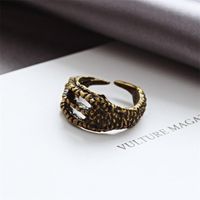 Korean Single Ring Retro Eagle Claw Opening Men's Pinky Tail Ring Wholesales Yiwu Suppliers China main image 4