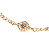 Europe Et En Amérique Croix Frontière Commerce Extérieur Nouvelle Mode Turquie Yeux Bleus Bracelet Couleur Diamant Réglable Bracelet En Gros main image 6