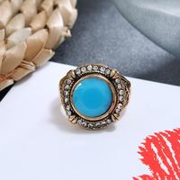 Fashion Rings For Women New Rhinestone Resin Boho Vintage Ring main image 3