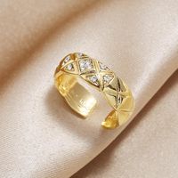 Fashion Rings For Women Diamond Ring Simple Full Diamond Ring Wholesale main image 4