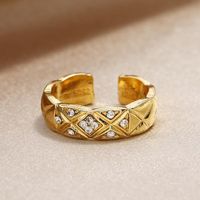 Fashion Rings For Women Diamond Ring Simple Full Diamond Ring Wholesale main image 5