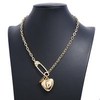 Cute Three-dimensional Pendant Clavicle Chain New Simple Love Pin Sweater Chain Wholesales Yiwu Suppliers China main image 1