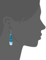 New Bohemian C-shaped Earrings Jewelry Fashion Vacation Color Resin Earrings main image 5