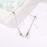New Korean Simple Water Drop Earrings Long Tassel Earrings Wholesale main image 5