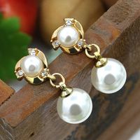 Koreanische Version Der Neuen Diamant Perlen Ohrringe Koreanische Beliebte Spiral Ohrringe Hot Wheels Creative Jewelry main image 1