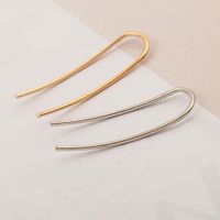 Korean Fashion Creative Simple Earrings U-shaped Ladies Ear Clip Wholesale main image 4