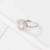 Micro Inlaid Zircon Romantic Couples Handmade Crystal Zircon Ring Fashion Ring Wholesale main image 3