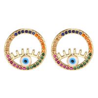 New Earrings Color Eye Combination Earrings For Women Wholesales Yiwu Suppliers China sku image 5
