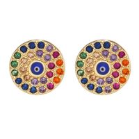 New Earrings Color Eye Combination Earrings For Women Wholesales Yiwu Suppliers China sku image 2
