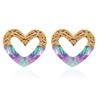 Fashion Acrylic Geometric Love Ear Girls Wholesale sku image 2