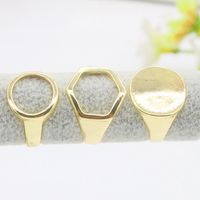 Fashion Rings For Women Korean Hollow Five-pointed Geometric Three-piece Ring sku image 2