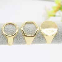 Anillos De Moda Para Mujer Anillo De Tres Piezas Geométrico De Cinco Puntas Hueco Coreano sku image 2