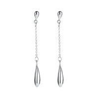 New Korean Simple Water Drop Earrings Long Tassel Earrings Wholesale sku image 2