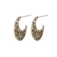 Retro Jewelry Round Spiral Earrings Swirl New Gear Earrings sku image 10