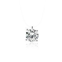 Necklace Wholesale Multi-prong Diamond Zircon Pendant Necklace Short Fishline Clavicle Chain sku image 5