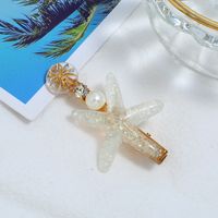 Simple Starfish Hair Clip For Girl New Word Clip Bangs Combination Side Clip Hair Clip sku image 4