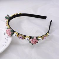 Alloy Flower Baroque Hair Hoop Bride Wedding Travel Studio Photo Hair Accessories main image 4